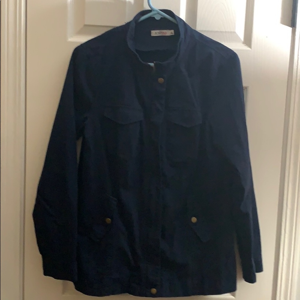 Just Fab lightweight dark navy jacket size L